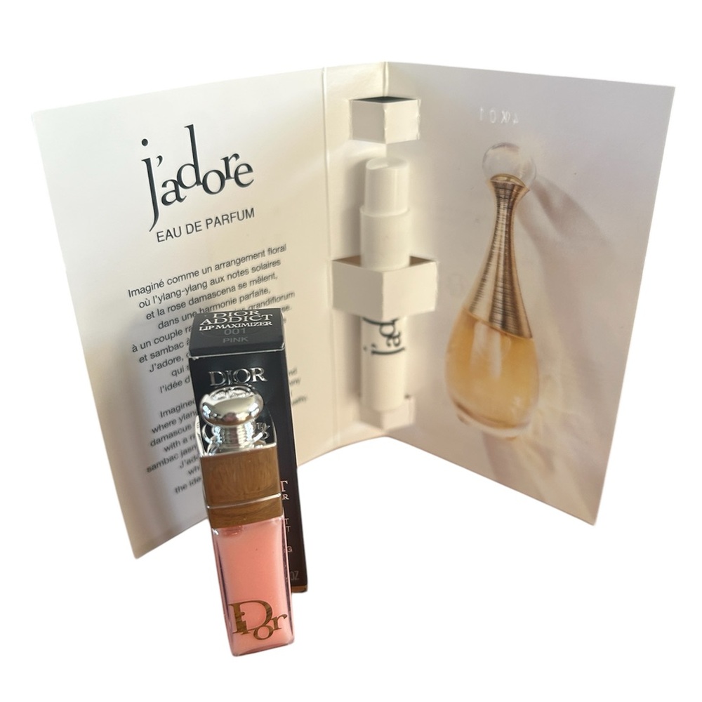 Dior J'adore and Dior Addict Lip Maximizer Plumping and Hydrating Lip Gloss HPx4